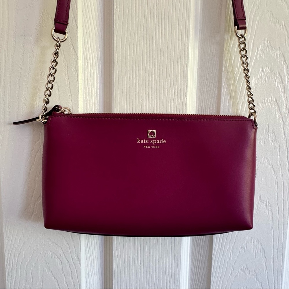 Kate Spade Burgundy Crossbody Bag